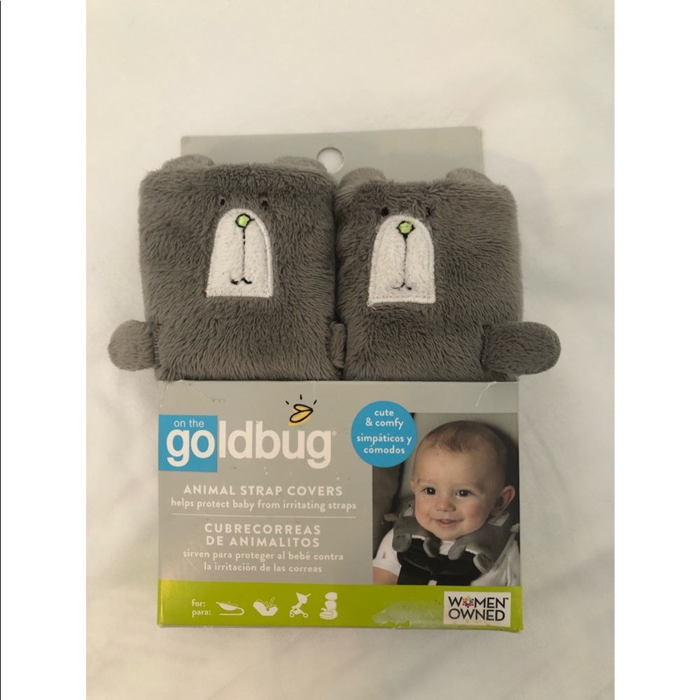 Car seat strap cover - Bear